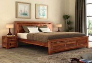 Buy Latest Wooden Bed Designs Online at Wooden Street
